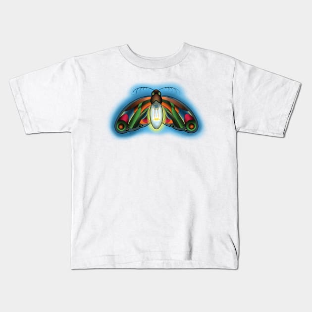 Lightning bug Kids T-Shirt by Jdubtattoos